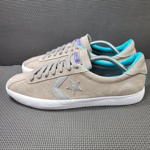 Mens Sz 10.5 Grey Converse Cons Break Point Sneakers - Picture 3 of 8